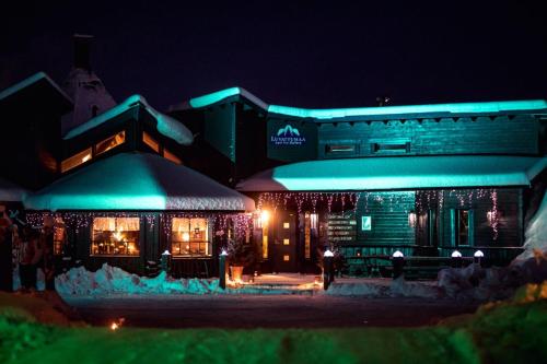 Luvattumaa Levi Ice Gallery in Kittilae, Finland