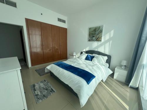 Etihad tower in Ajman City, United Arab Emirates