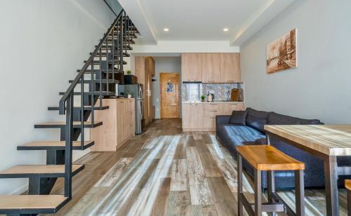 GVC 3 room 2 level apt New Gudauri