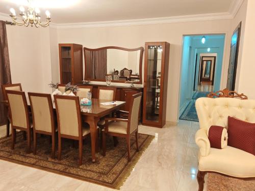 Luxurious 3 room hotel apartment just steps away from North 90th Street offering a perfect blend of comfort and convenience Ideal for families in Cairo, Egypt