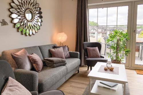 fewo1846 Strandresidenz Wassersleben Muschelnest Stilvolles Studioapartment mit Balkon — 4-Star Luxury Hotel in Harrislee, Germany