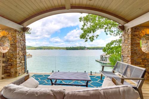 Waterfront Escape on Blue Ridge Lake with Dock in Morganton, United States