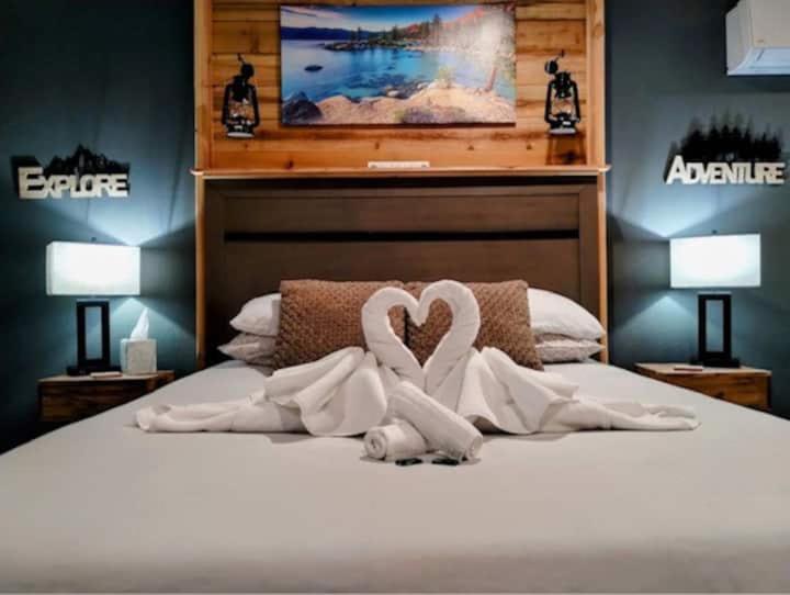 Romantic Couples Retreat Tahoe Room