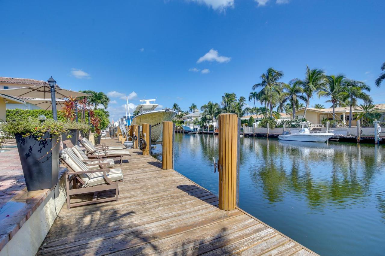 Canal Access And Pool Lighthouse Point Getaway — Pompano Beach
