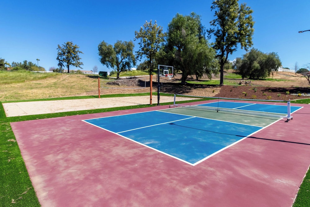 Chateau Syrah by AvantStay Picturesque Estate w Pool Hot Tub Table Tennis Pool Table New Pickleball Court Basketball hoop - photo 60