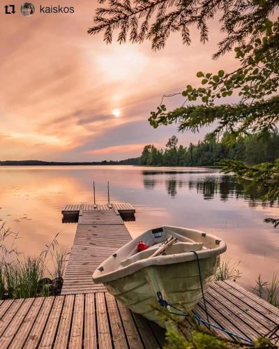 Beautiful and spacious lakeside cottages in Imatra, Finland