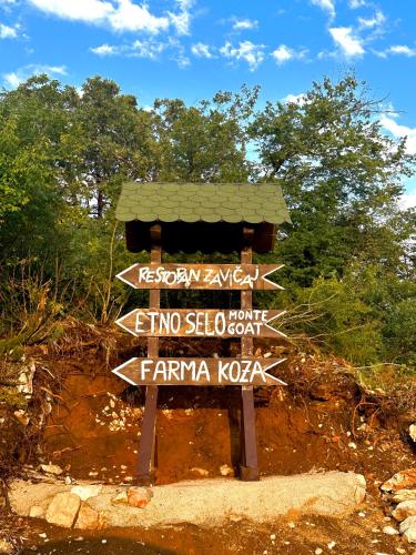 Etno selo montegoat in Niksic, Montenegro