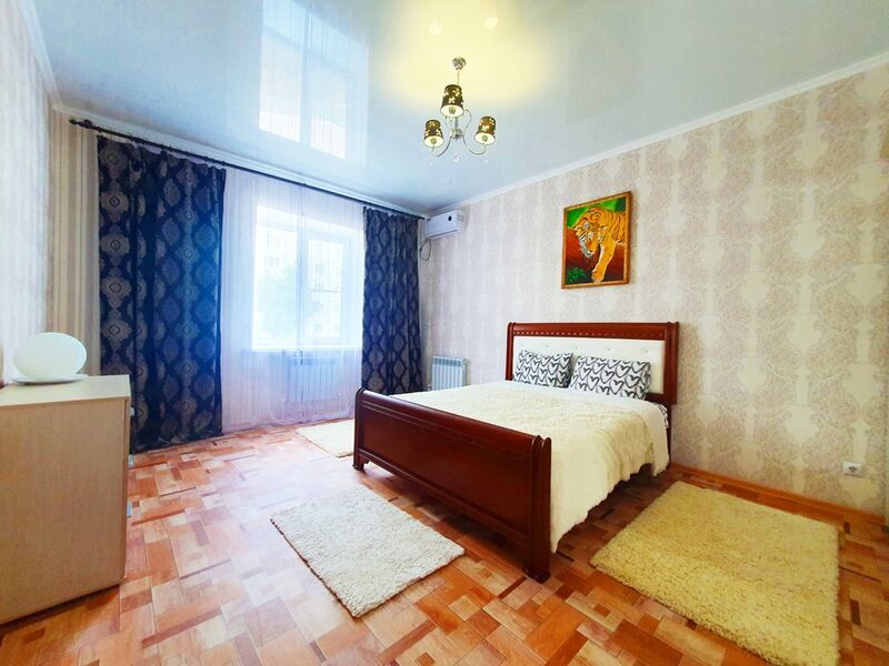 Two pillows on street Sverdlova 60 in Balakovo, Russia