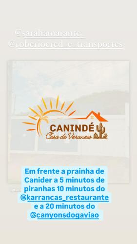 Canindecasadeveraneio — hotel in Caninde De Sao Francisco