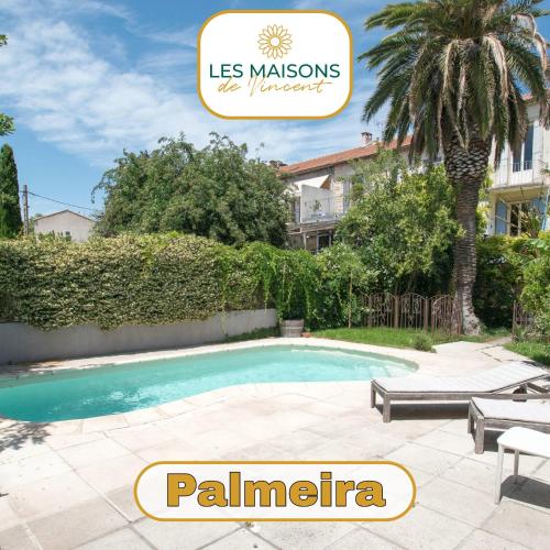 Palmeira Piscine Parking Clim — Arles