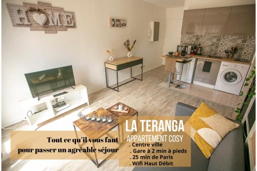 La Teranga Wifi Coeur de Ville Gare in Les Mureaux, France