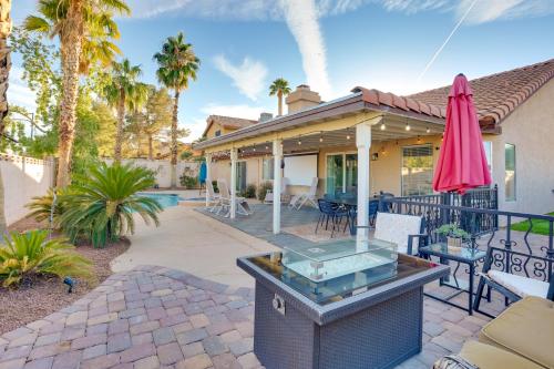 Outdoor Oasis and Game Room Henderson Retreat