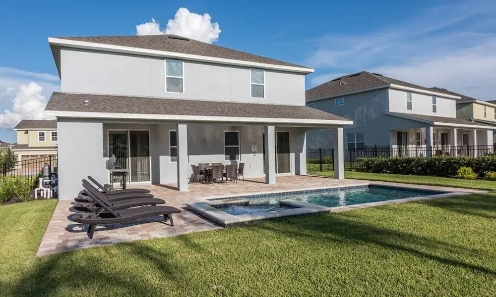 9 Bed Pool Home with Game Room Gated Resort 9 Bedroom Home by Redawning - photo 18