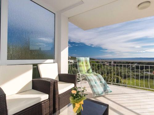 Apartment Salvagno Two Bedroom Apartment with Balcony and Sea View — 4-Star Luxury Hotel in Punat, Croatia