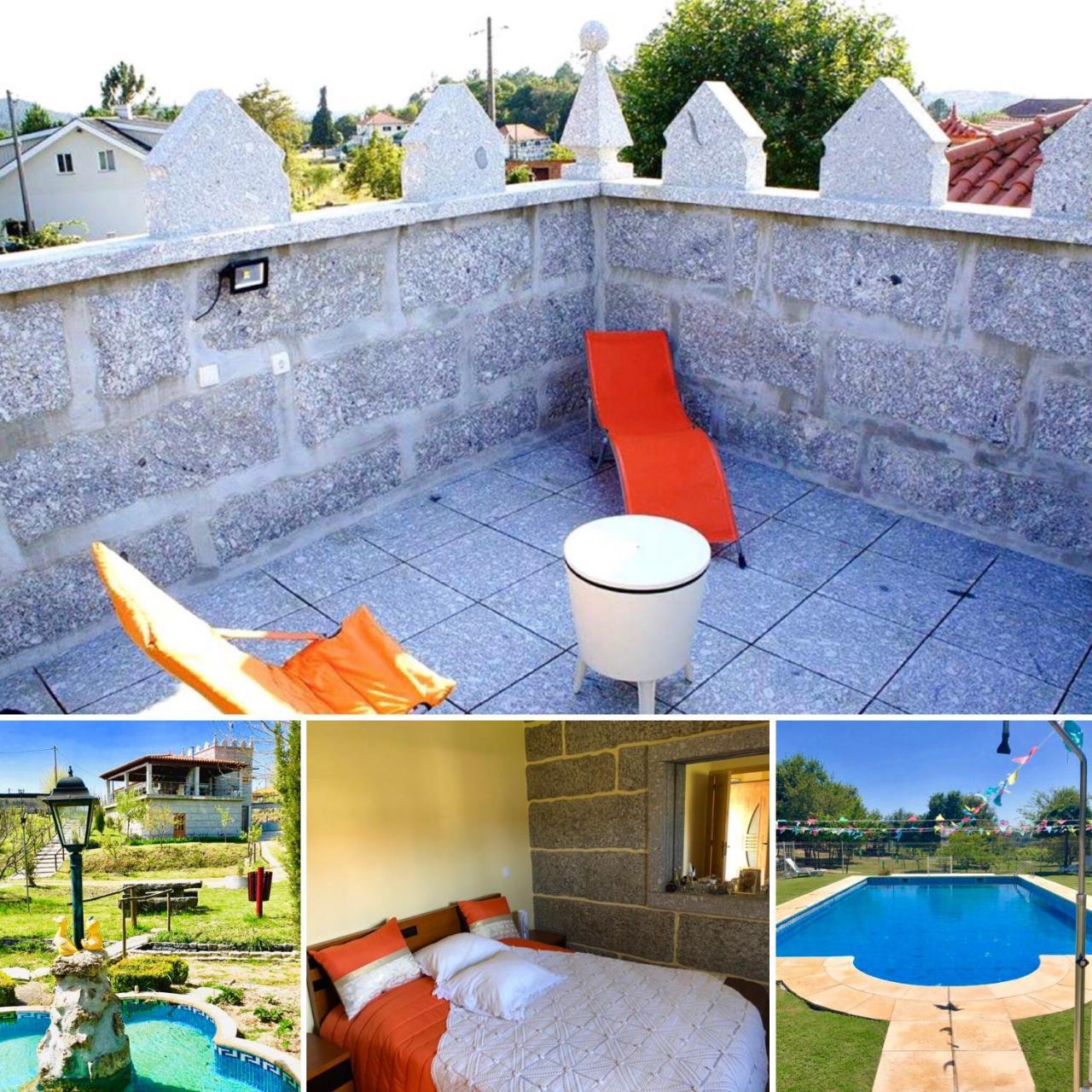 Chambre de la tour Quinta da Prelada Simão — 4-Star Luxury Hotel in Celorico De Basto, Portugal