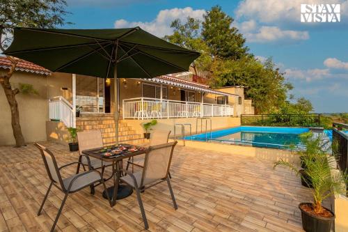StayVista's Harvest Haven Pool View Villa with Deck & Machan near Sula — 4-Star Luxury Hotel in Nashik, India
