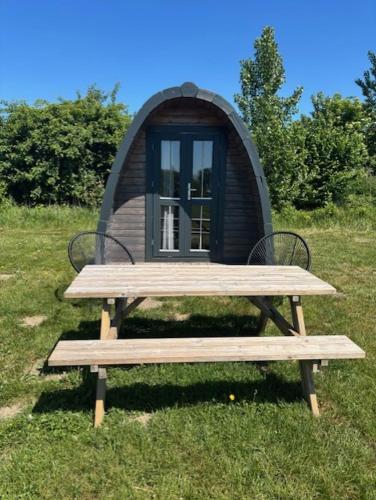 Trekkershut in Hulst, Netherlands