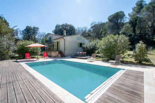 Ostal Pioch des Pins Piscine privée — hotel in Aniane