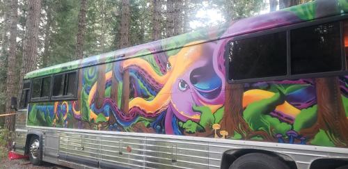 Madrone Hideout decked out bus - last minute hotel in Unknown City
