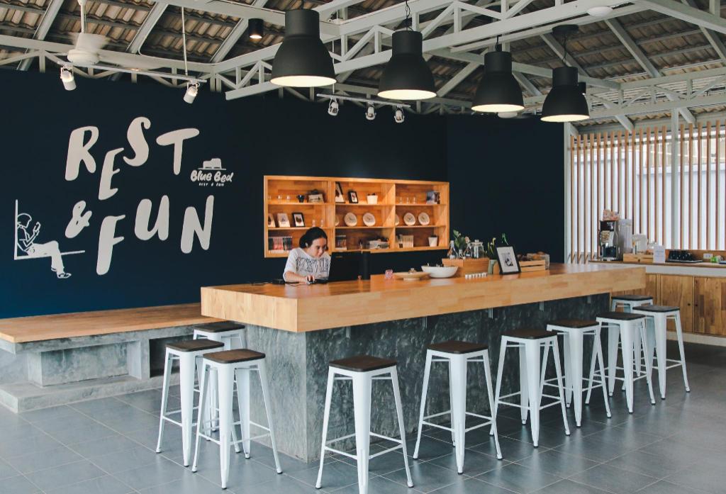 Bluebed in Chanthaburi, Thailand