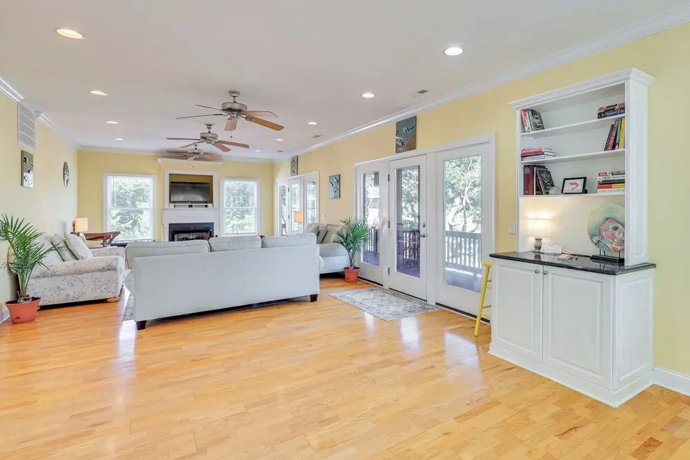 Waterfront Oak Island Home with Dock — 4-Star Luxury Hotel in Oak Island, United States