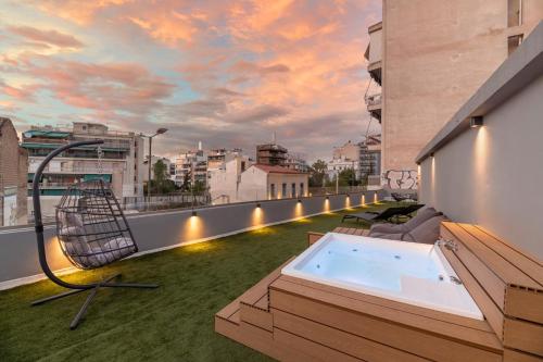 The Industrial Loft Private Rooftop & Jacuzzi — 4-Star Luxury Hotel in Athens, Greece