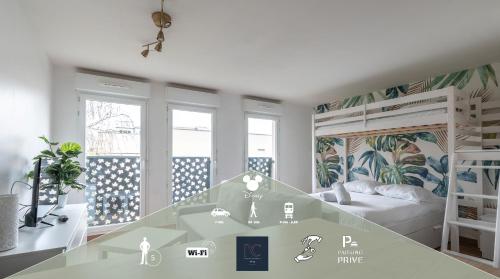 Disneyland Paris 5pers Wifi Parking Netflix in Montevrain, France