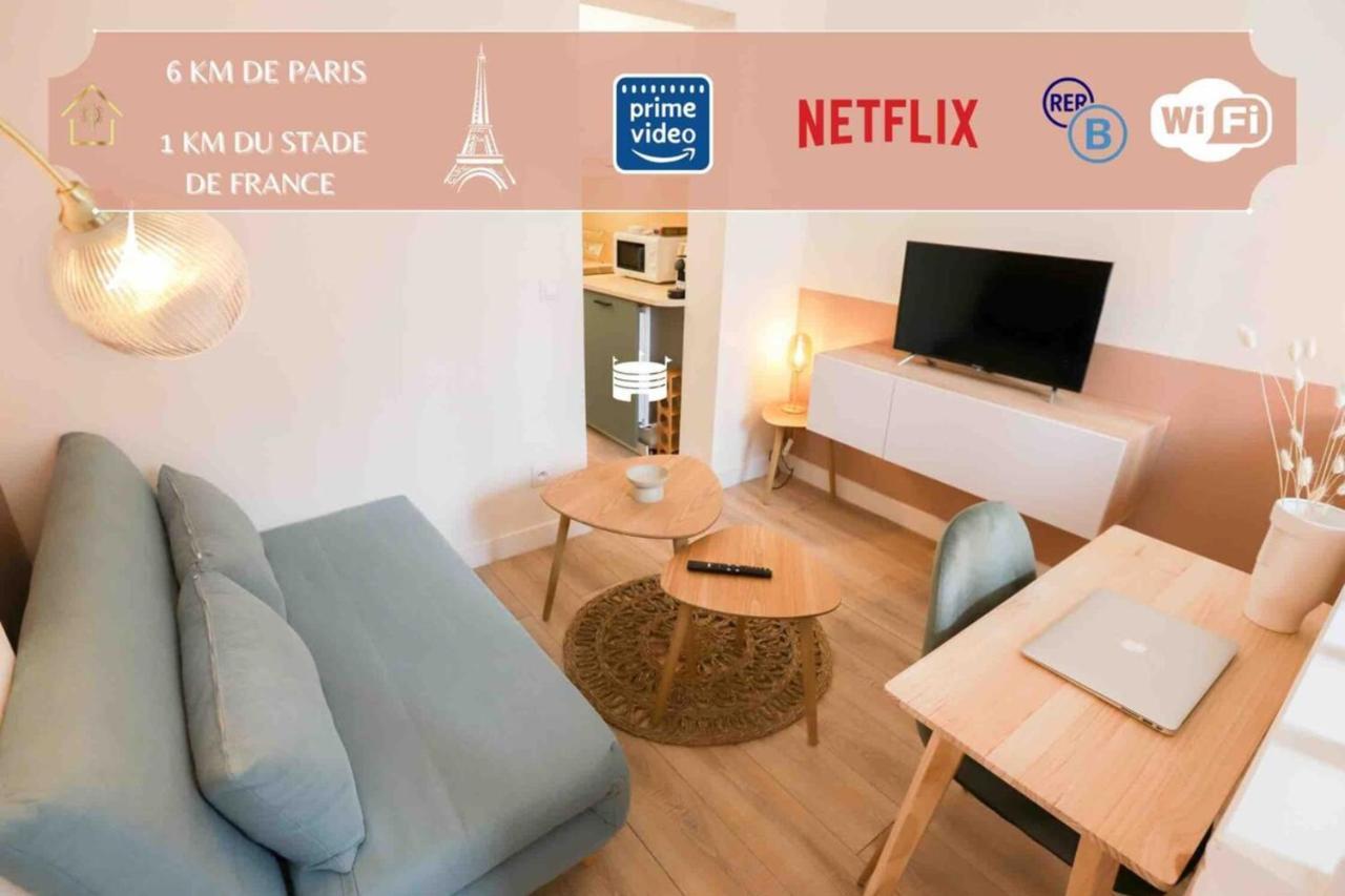 Appart Hotel Pink Cosy 5min Rer Proche Paris — Saint Denis