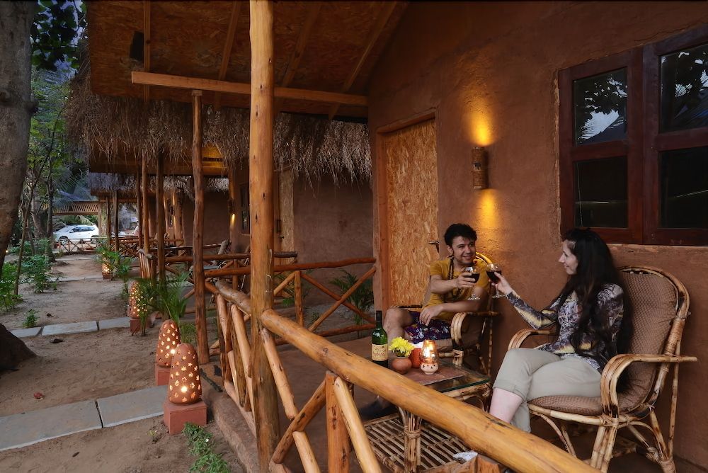 Seascape Eco Beach Resort in Morjim, India