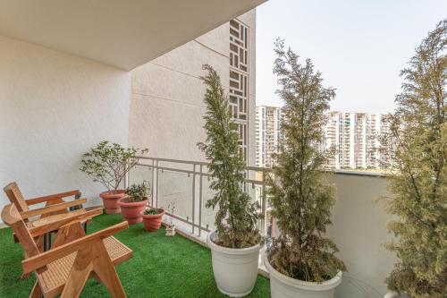 Homestay 3 Bhk Apartment with balcony Near Chandigarh Airport IT city Mohali