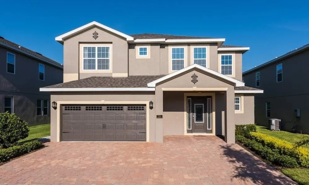9 Bed Pool Home with Game Room Gated Resort 9 Bedroom Home by Redawning - photo 2