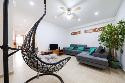 Nazaré Three Fish in Nazare, Portugal