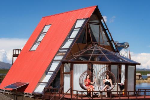 Titicaca lake views in Puno, Peru