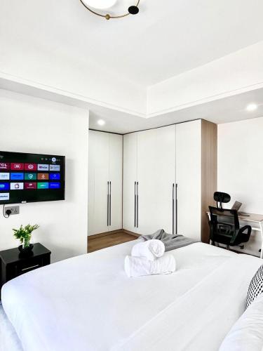 Elegant Luxury Three Bedroom Apartment With Swimming Pool Fully Equipped Gym Children Playing Ground Ample Parking Space And A Relaxing Rooftop With Breathtaking Scenic Views