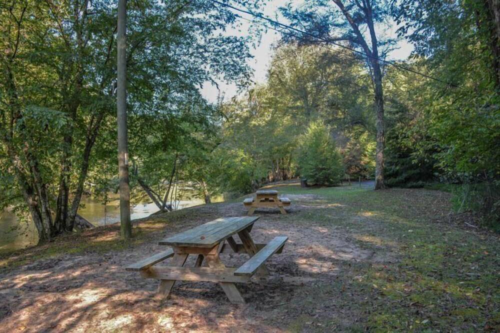 Harleys River Retreat Charming Cabin in Coosawattee River Resort Hot tub Ellijay - photo 16