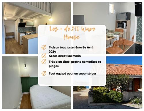 Maisonnette Au Bord du Lac Marin Port Leucate in Leucate, France