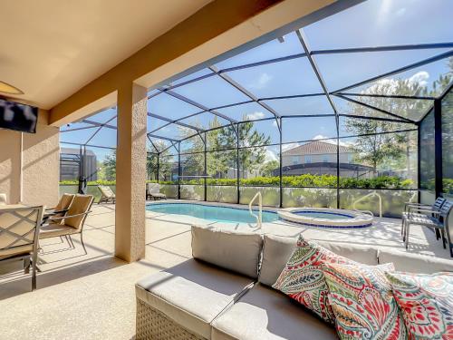 Solterra Resort Davenport FL Clubhouse Area 7 Bedroom 6 Bath Home with Private Pool Spa Lazy River 20 min from Disney - photo 19