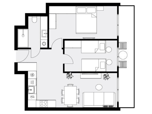 Urban Apartments Global Premium 5Th Floor No 03 Free Garage Self Check In No Deposit — 4-Star Luxury Hotel in Katowice, Poland