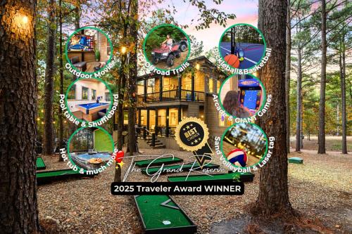 LUX Hot Tub ATV Hiking Pickleball Firepit Arcade — 4-Star Luxury Hotel in Broken Bow, United States
