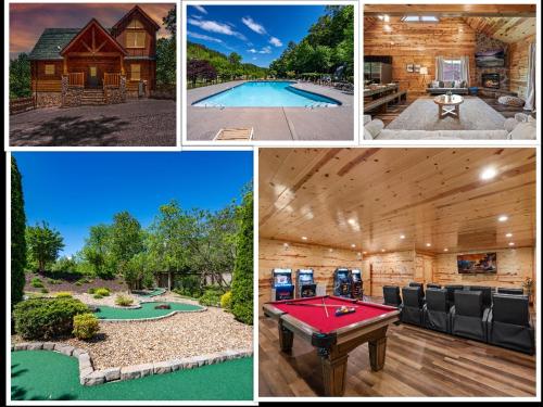 Luxury 5BR PF Dollywood Heated Indoor Resort Pool HotTub Theater Room Arcades — 4-Star Luxury Hotel in Sevierville, United States