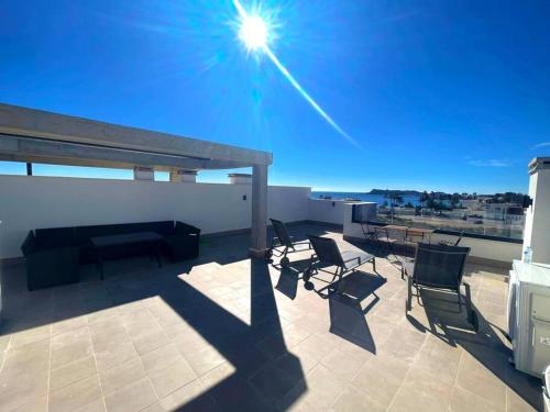 New built 3 bed penthouse with pool Mar de Plata in Mazarron, Spain