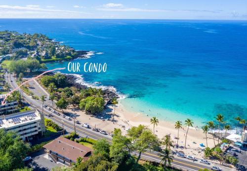 Direct oceanfront Magic Sands beach condo Pool AC 2B2B sleeps 6 — 4-Star Luxury Hotel in Kailua-Kona, United States