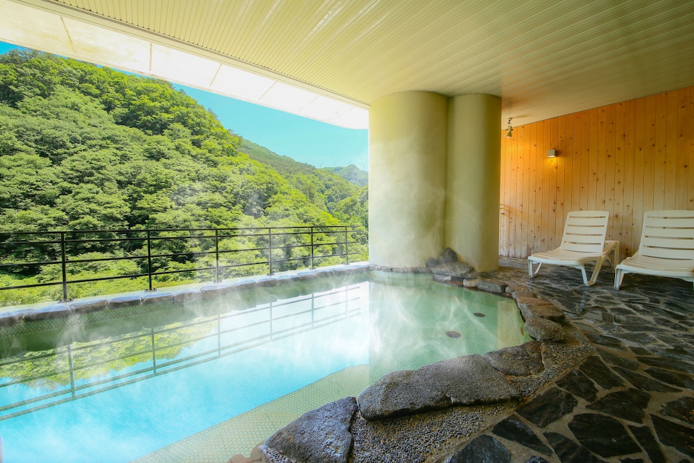 Ooedo Onsen Monogatari Higashiyama Grand Hotel in Fukushima, Japan