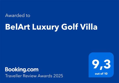 Belart Luxury Villa with Pool Golf and Beach — 4-Star Luxury Hotel in Almada, Portugal