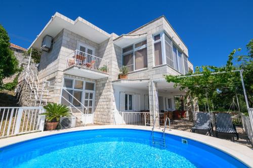 Apartment Mario Veliki Stan Za Odmor Terasa Vrt Bazen Pogled More Izoliran