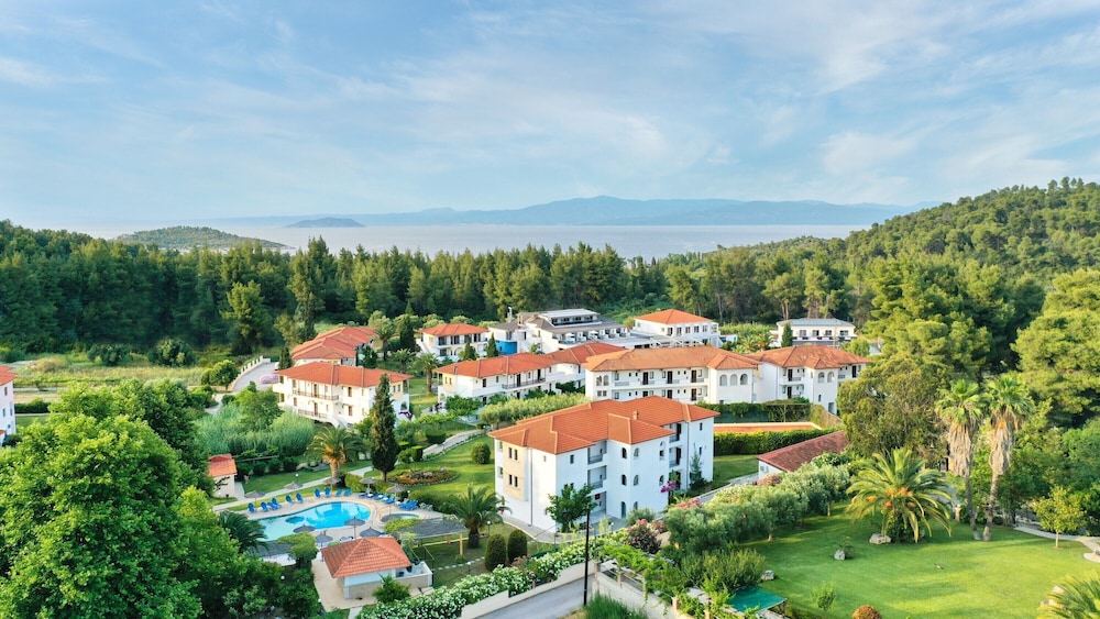 Chrousso Village in Kassandreia, Greece