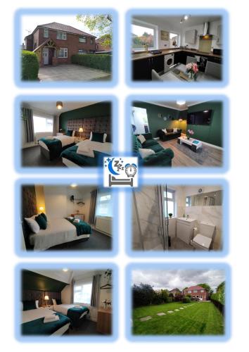 Polaris House sleeps 6 driveway garden — 4-Star Luxury Hotel in Crewe, United Kingdom