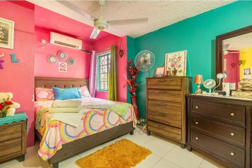 Colorful Private Room Oasis in Montego Bay, Jamaica