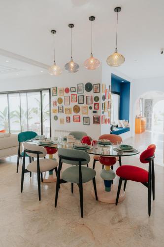 Dar Lily Luxury & Design 4BDR Villa with Pool in Hammamet 5mn to Beach The sindbad hotel in Hammamet, Tunisia