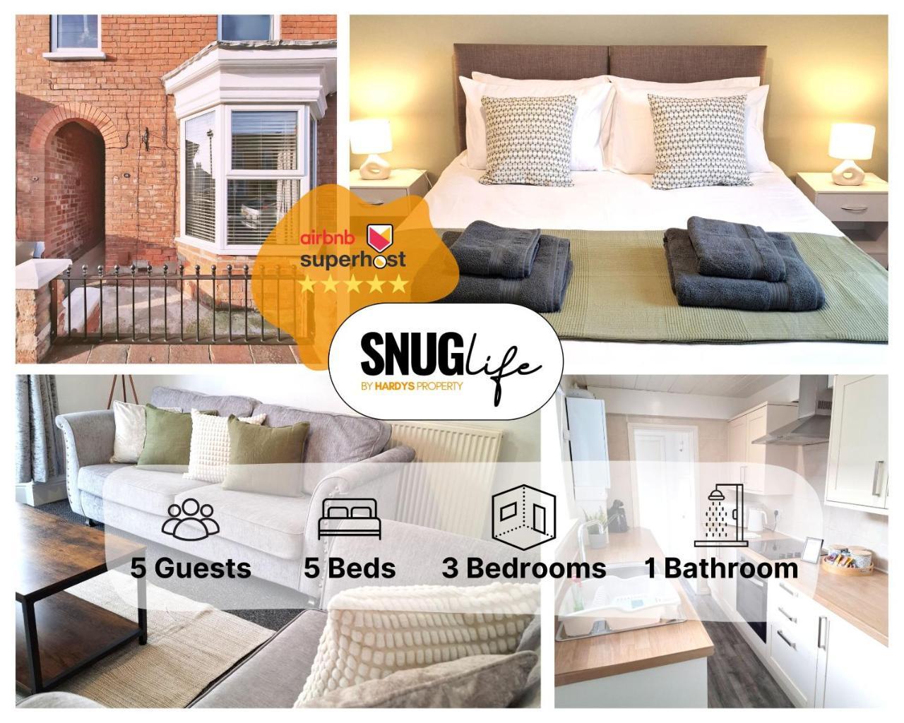 Modern Bright 3 Bedroom House — 4-Star Luxury Hotel in Lincoln, United Kingdom